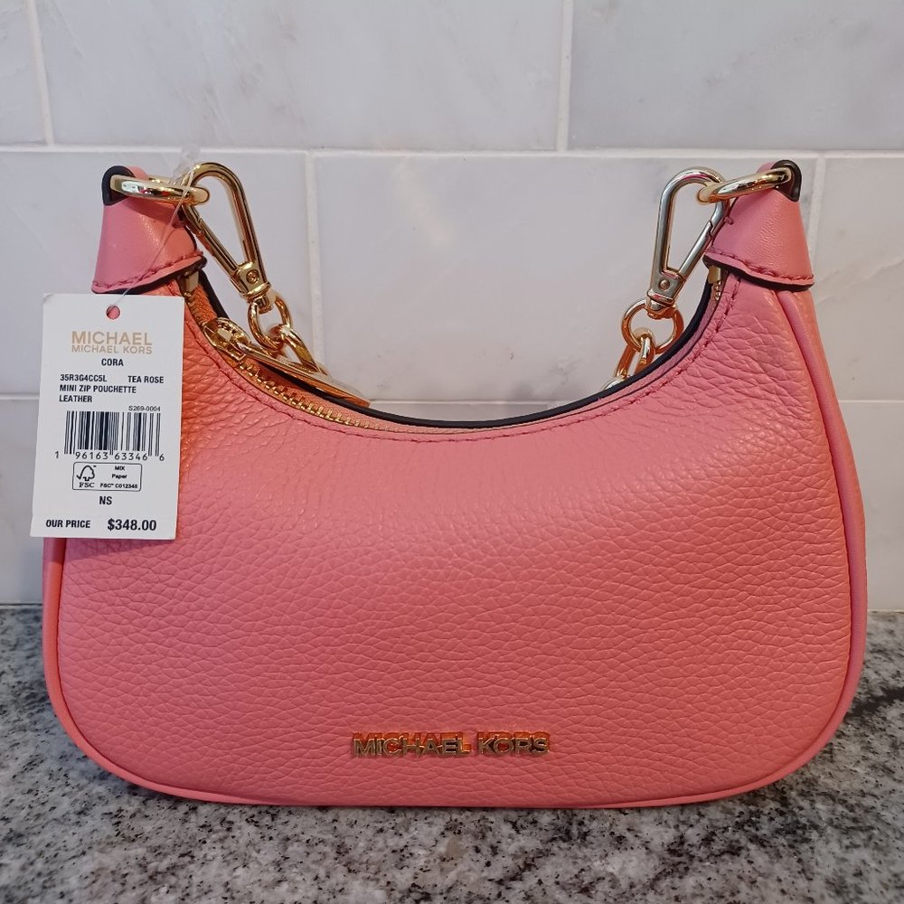 New With Tags! Michael Kors Mini Zip Pouchette!
